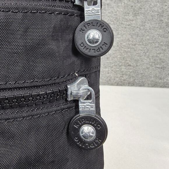 KIPLING WOMEN'S BLACK ALVAR NYLON CROSSBODY BAG – WATER RESISTANT - NO CHARM - Picture 13 of 14